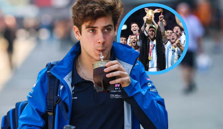 Imagen de Franco Colapinto no para: ahora chicaneó a Francia por el Mundial