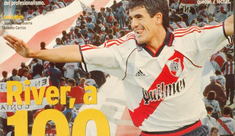 Imagen de 29 de mayo de 2001, Ariel Ortega y River Plate