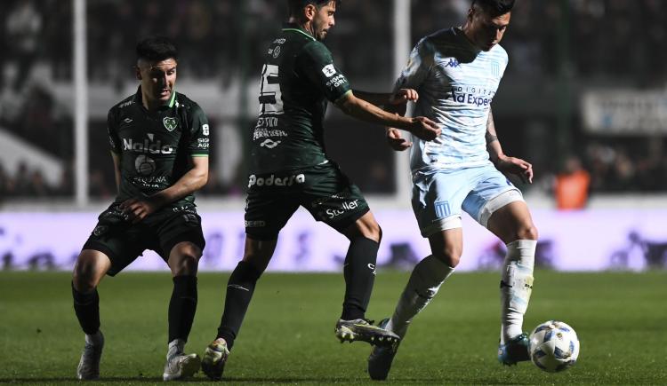 Imagen de Racing rescató un agónico empate ante Sarmiento