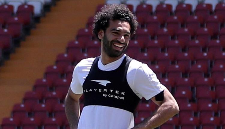Imagen de Mohamed Salah se entrenó con normalidad