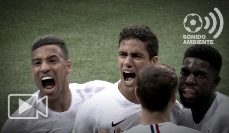 Imagen de Francia se pone en ventaja ante Uruguay