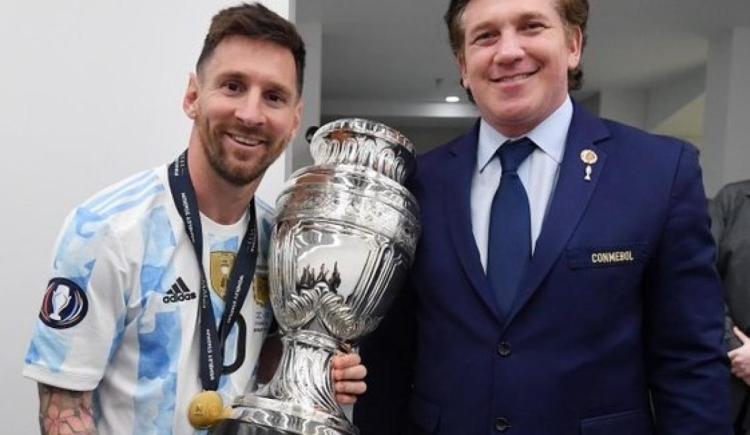 Imagen de Qué dijo el presidente de la CONMEBOL sobre la chance de que Messi juegue la Libertadores