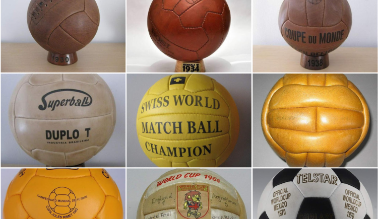Imagen de Aquí están, estos son, los balones del mundial