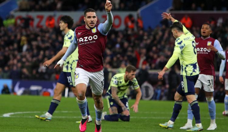 Imagen de Gol de Emiliano Buendía para la victoria de Aston Villa