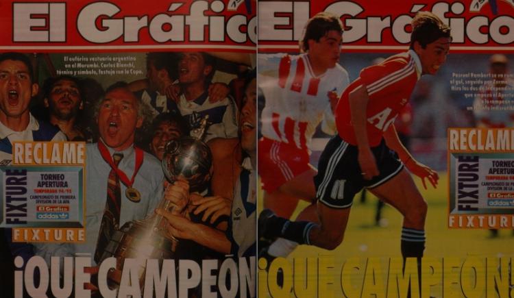 Imagen de 6 de septiembre de 1994, Vélez Campeón de América