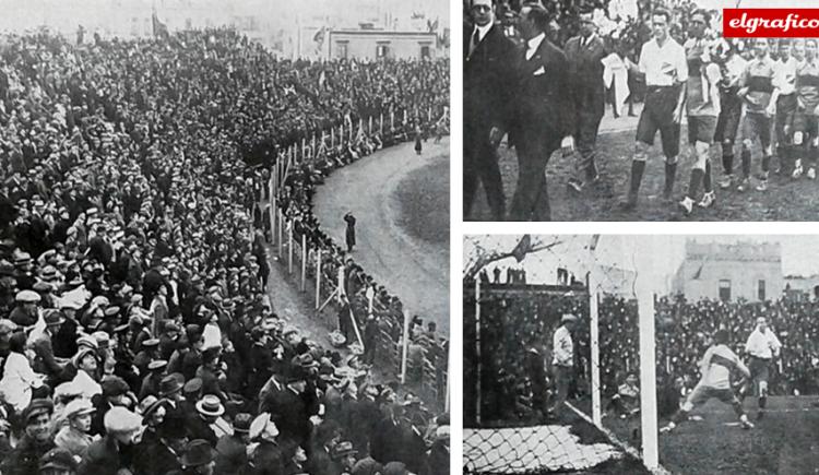Imagen de 1924. La inauguración del estadio de Boca Juniors