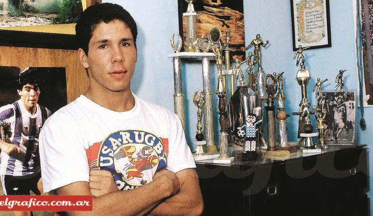 Imagen de 1988. Este es el Cholo Simeone