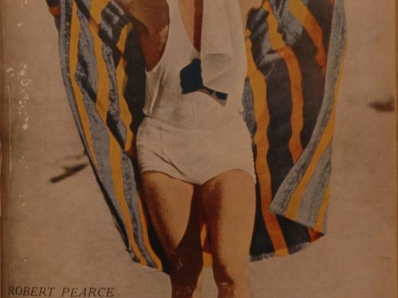 Imagen de 24 de Septiembre de 1932, “el imbatible remero australiano”