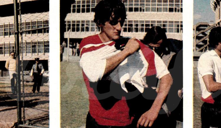 Imagen de 1983. Francescoli llega a River