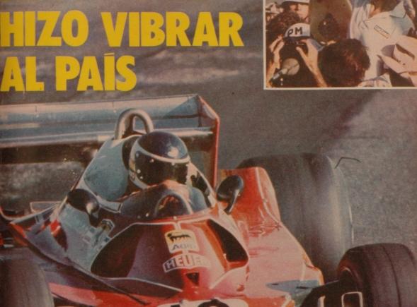 Imagen de 11 de Enero de 1977, Reutemann 3° en Buenos Aires
