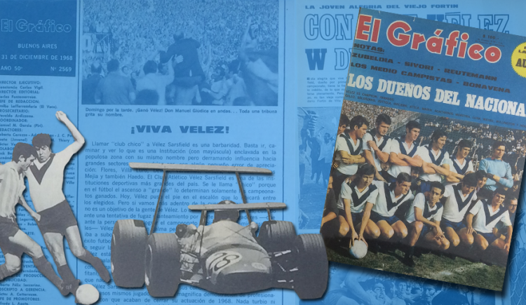Imagen de 1968. La revista de Vélez Campeón