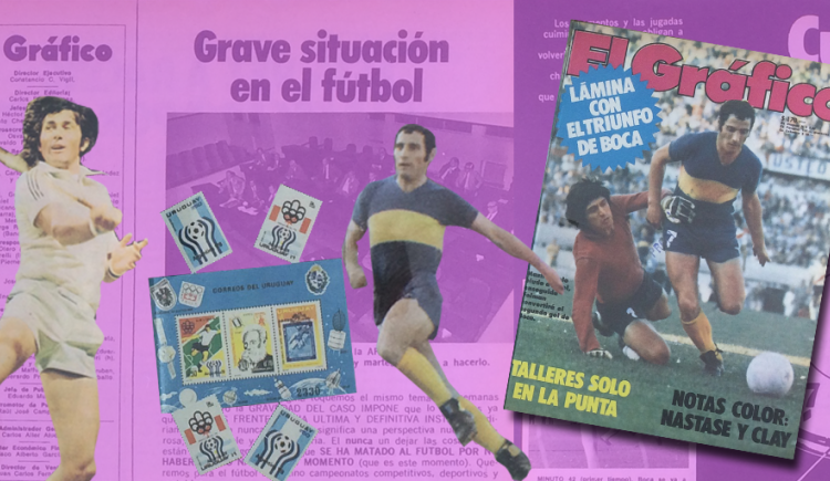 Imagen de 1976. La revista del Superclásico