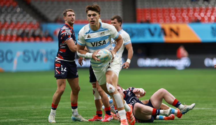 Imagen de Los Pumas 7's ganaron y avanzaron a los cuartos de final en Vancouver