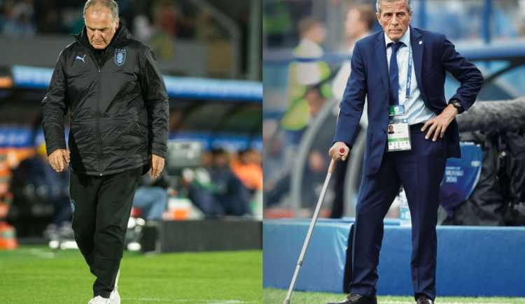 Imagen de El histórico récord de Tabárez que superó Marcelo Bielsa
