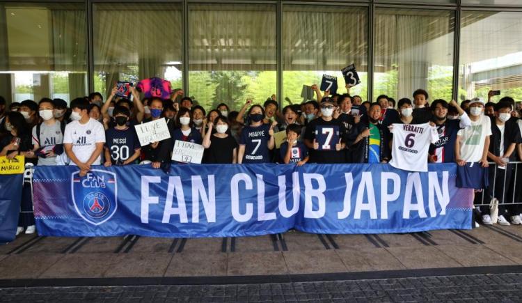 Imagen de Messi, de pretemporada con PSG en Japón