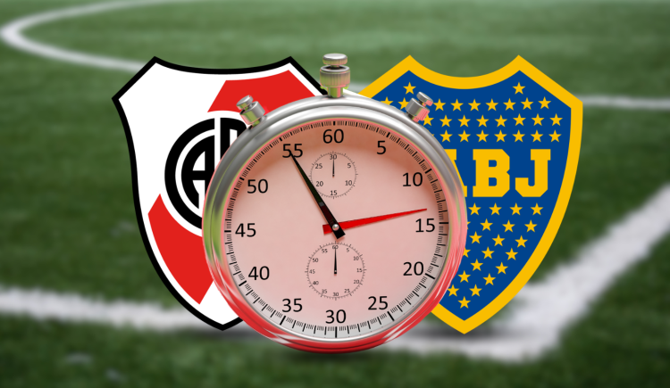 Imagen de Cuánto tiempo efectivo tuvo el Superclásico entre River y Boca