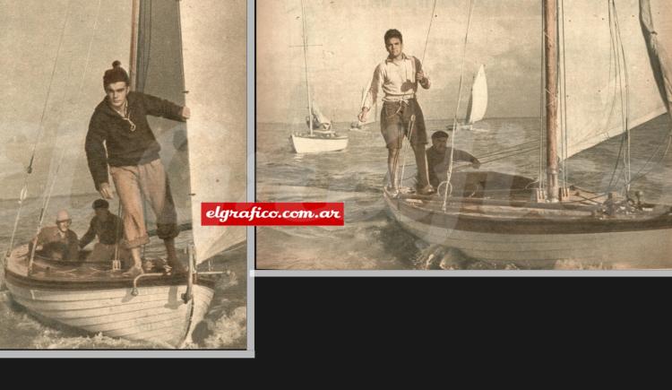 Imagen de 1950. La regata crucero más antigua de la Argentina