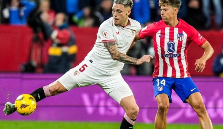 Imagen de Con una asistencia de Lucas Ocampos, Sevilla sorprendió a Atlético de Madrid