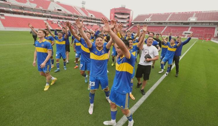 Imagen de Boca goleó 3-0 a Independiente y se consagró campeón en reserva