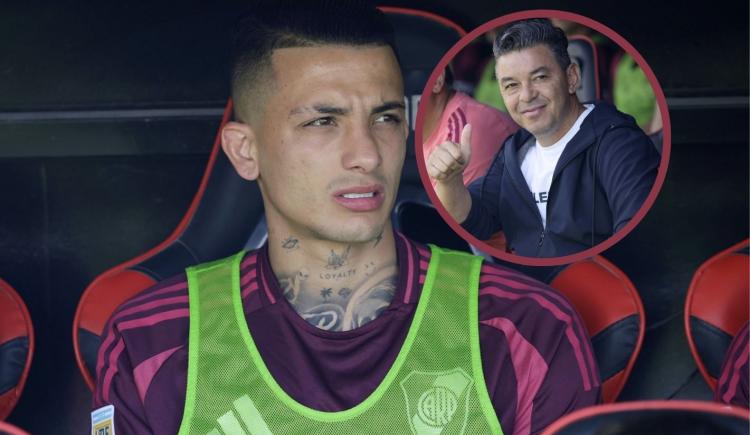 Imagen de Gallardo reveló por qué no hizo debutar a Castaño y avisó en qué lugar de la cancha lo ubicará