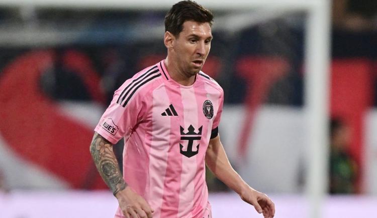 Imagen de Messi hizo llorar a un rival tras el amistoso de Inter Miami