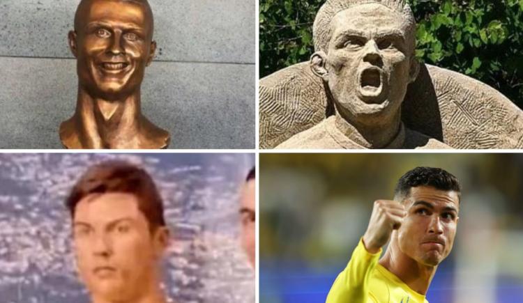 Imagen de Monumento al papelón: las poco felices estatuas de Cristiano Ronaldo