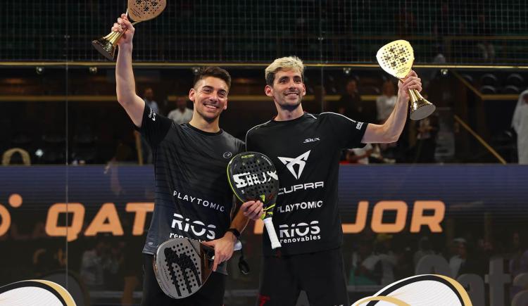 Imagen de Qatar Major Premier Padel: Stupaczuk y Di Nenno se consagraron campeones