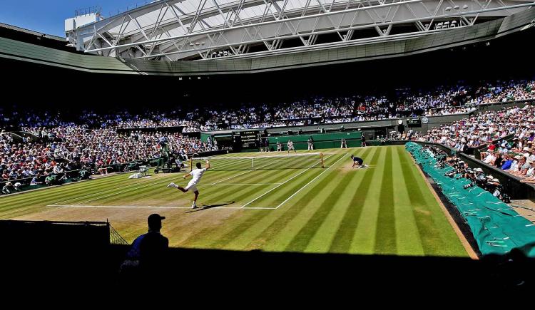 Imagen de Histórico: Wimbledon permite entrenamientos en la central