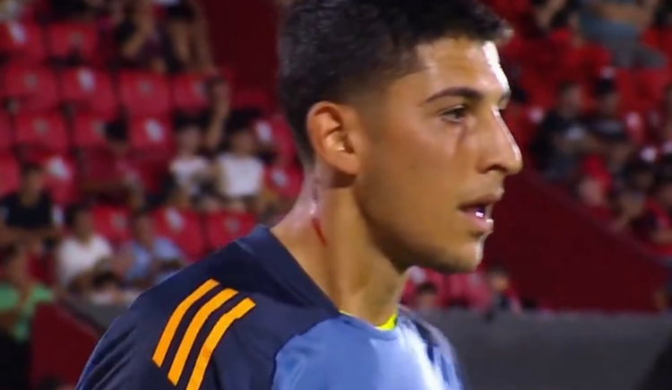 Imagen de Inadmisible: el corte que sufrió Leandro Brey previo al inicio de Newell's-Boca