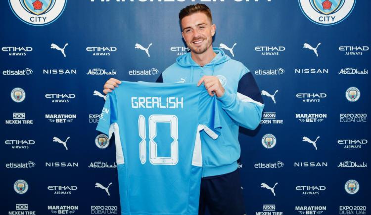 Imagen de MANCHESTER CITY ROMPIÓ EL MERCADO Y PAGÓ 117 MILLONES DE EUROS POR GREALISH