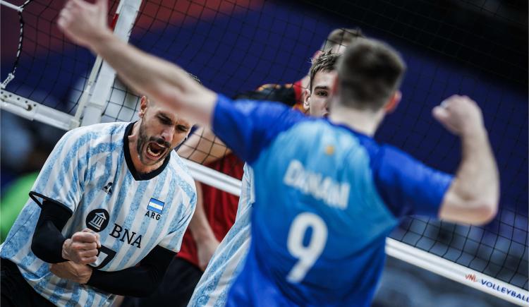 Imagen de Argentina logró su primera victoria en la Nations League de Vóley