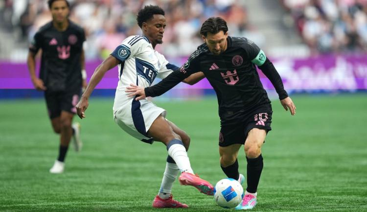 Imagen de Con Messi, Inter Miami perdió 2-0 ante Vancouver y buscará una remontada para llegar a la final