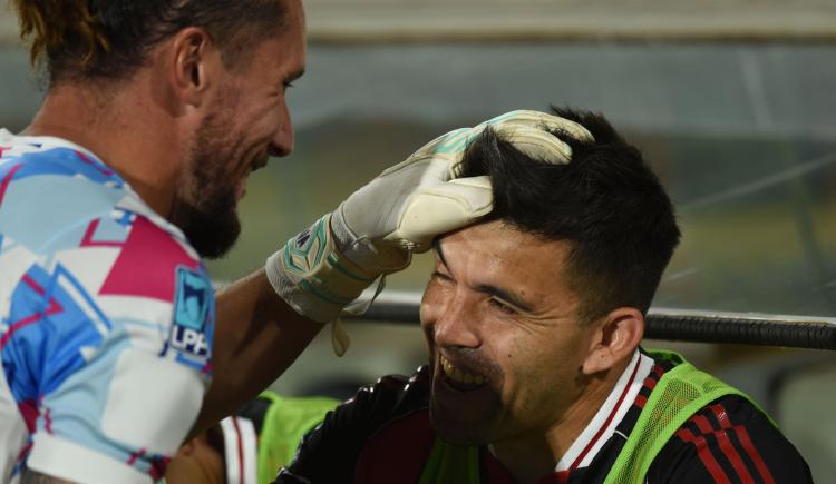 Imagen de El partido especial de Jeremías Ledesma contra River: abrazos, grandes atajadas y valla invicta