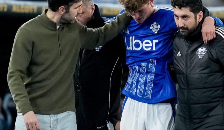 Imagen de Nicolás Paz recibió una buena noticia: no habría sufrido una rotura