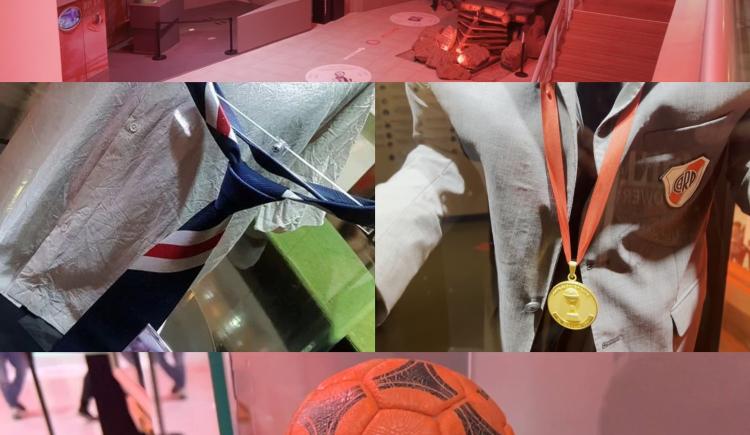 Imagen de La historia de River en objetos: La Máquina, la corbata de Labruna, la pelota naranja y el saco de Gallardo
