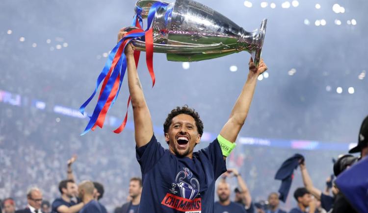 Imagen de Marquinhos hace historia grande con el PSG en una Champions dominada por los capitanes de época