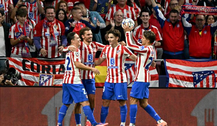 Imagen de El fútbol 5 del Cholo: Julián Álvarez y Giuliano Simeone firmaron otra goleada de Atlético de Madrid
