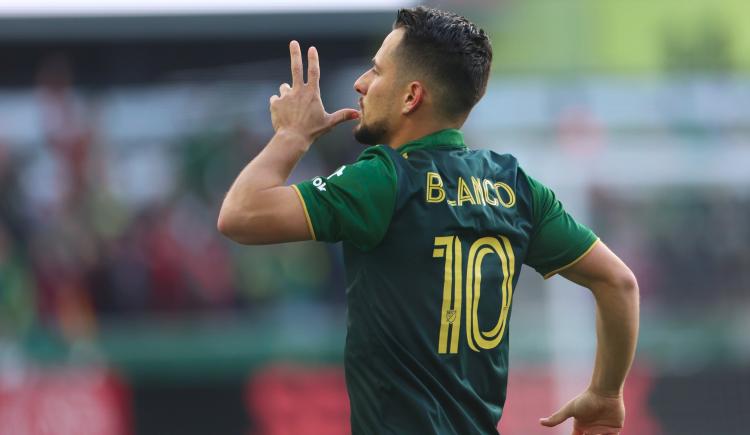 Imagen de DOPPIETTA DE SEBASTIÁN BLANCO PARA LA VICTORIA DE PORTLAND TIMBERS