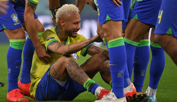 Imagen de El lamento de Neymar por la eliminación de Brasil