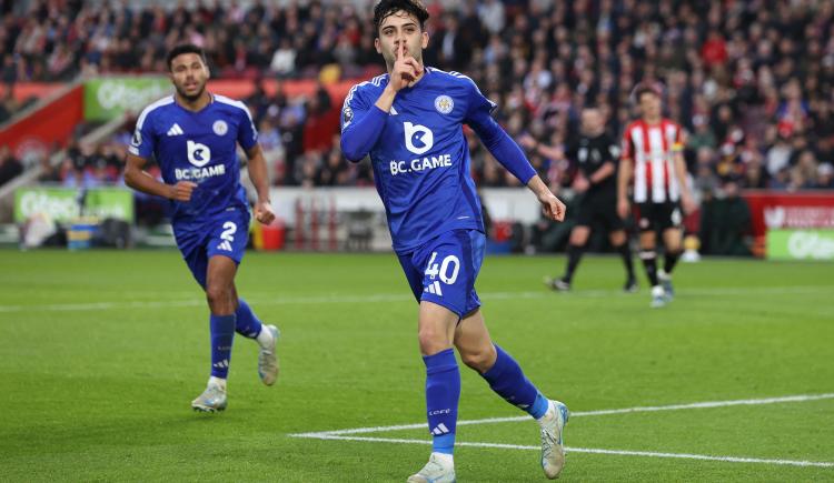 Imagen de Facundo Buonanotte ratificó su gran presente en Leicester y marcó ante Brentford