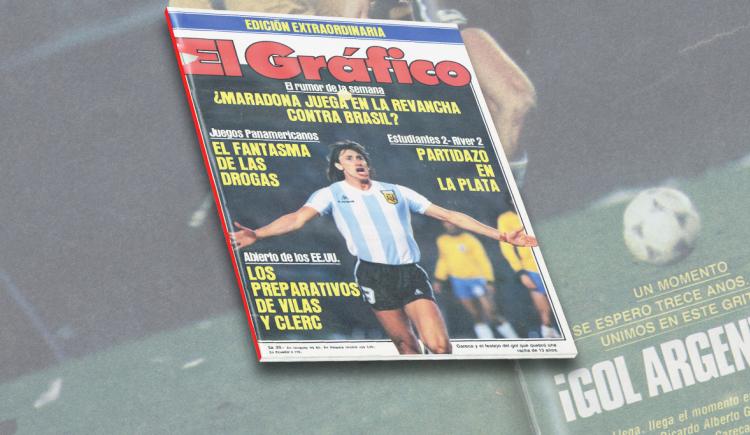 Imagen de El histórico gol de Gareca a Brasil