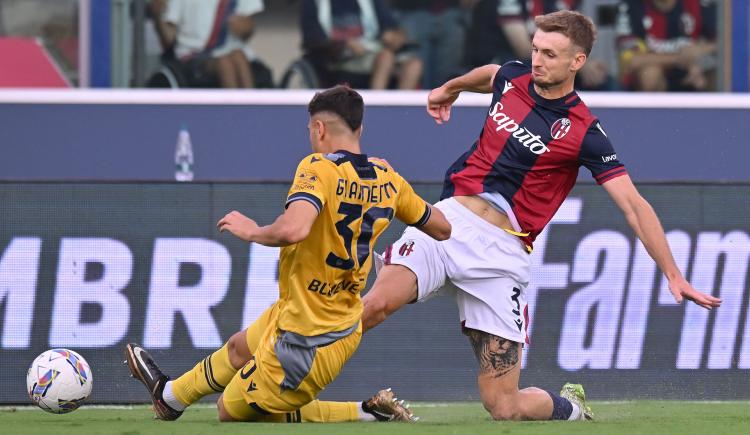 Imagen de Lautaro Giannetti abrió la temporada con gol en Italia