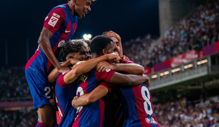 Imagen de Barcelona logró su primer triunfo en La Liga de España