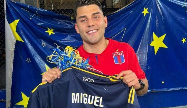 Imagen de Otro momento de emoción extrema para el hijo de Miguel Russo por intermedio de Cavani