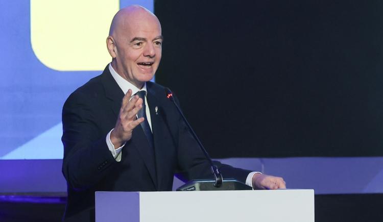 Imagen de Infantino volvió a ratificar la presencia de Irán