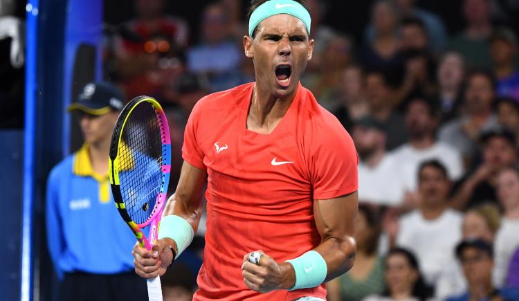 Imagen de La esperada vuelta: Nadal fue ovacionado en Brisbane