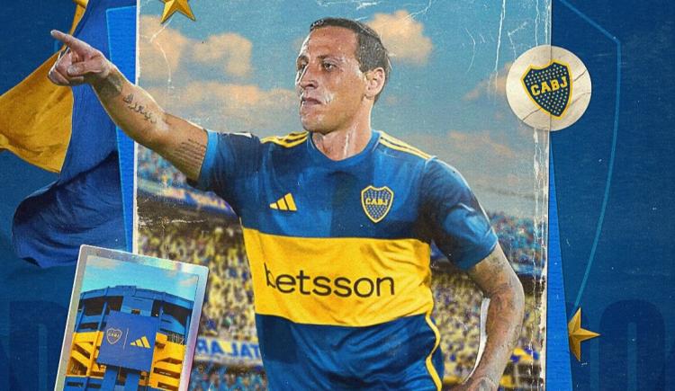 Imagen de Lema puso la firma y ya se entrenó con el plantel de Boca