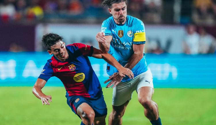 Imagen de Lluvia de goles de pretemporada entre Barcelona y Manchester City