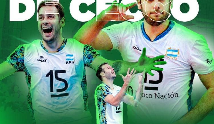 Imagen de Vóleibol: Luciano De Cecco es nuevo refuerzo de Ferro