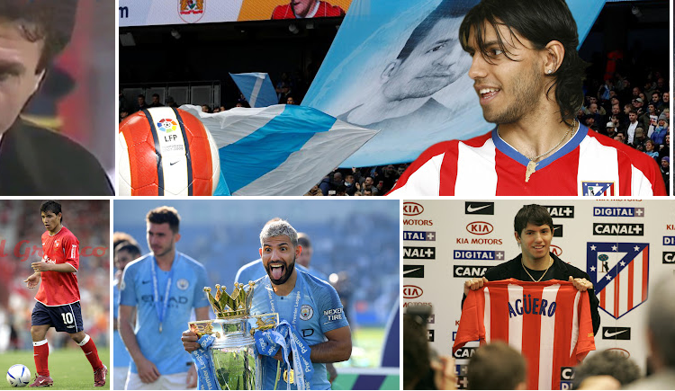 Imagen de Las fotos de Agüero y El Gráfico, en el cumpleaños número 36 del Kun